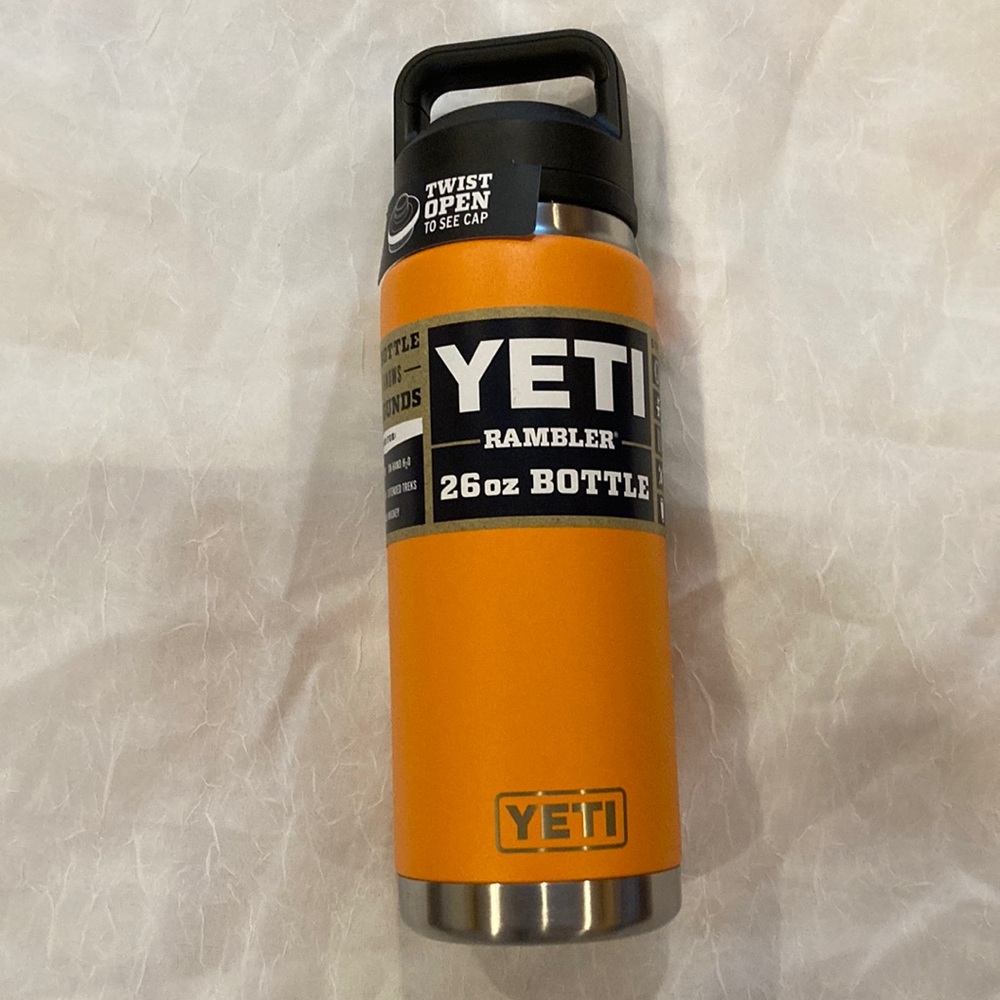 YETI Rambler 26oz Bottle KingCrab Orange